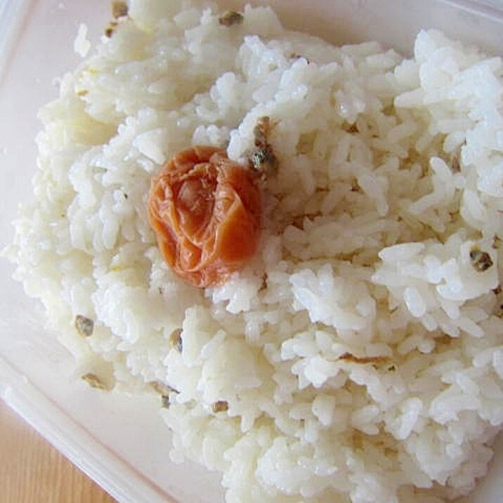 蜆梅干し御飯